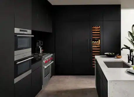 Kitchen Cabinets Sacramento Matte Black